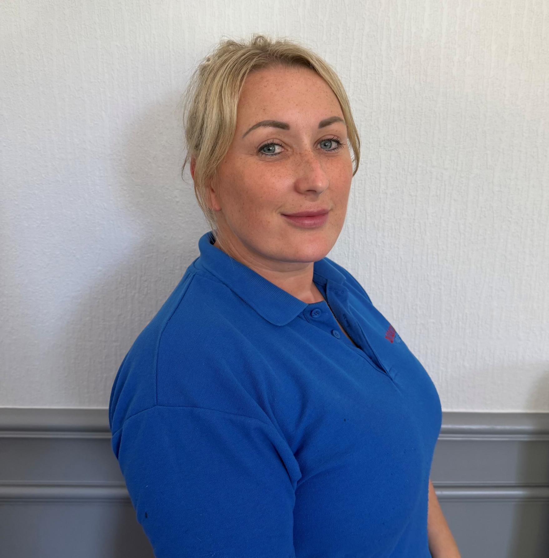 activities coordinator with blonde hair