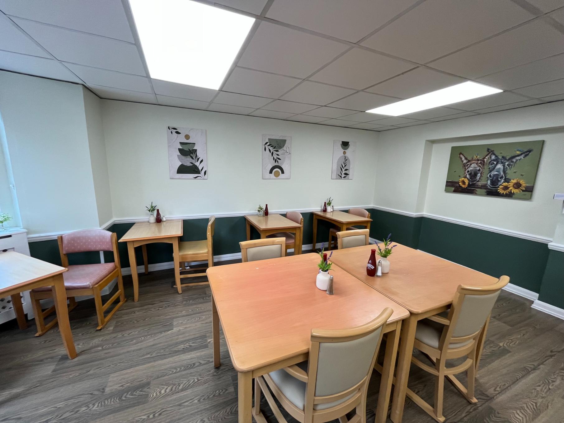 care home dining room