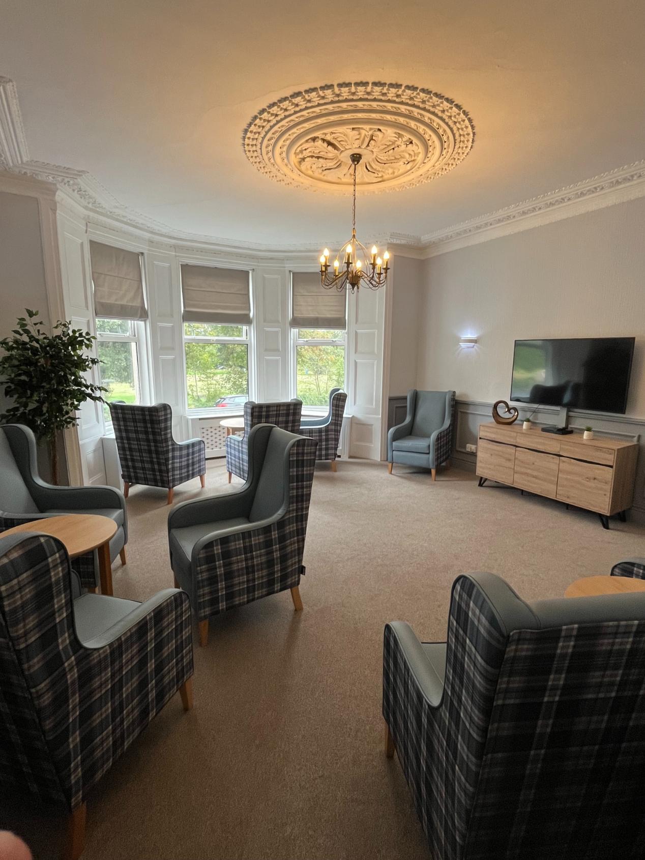 tv lounge in a care home